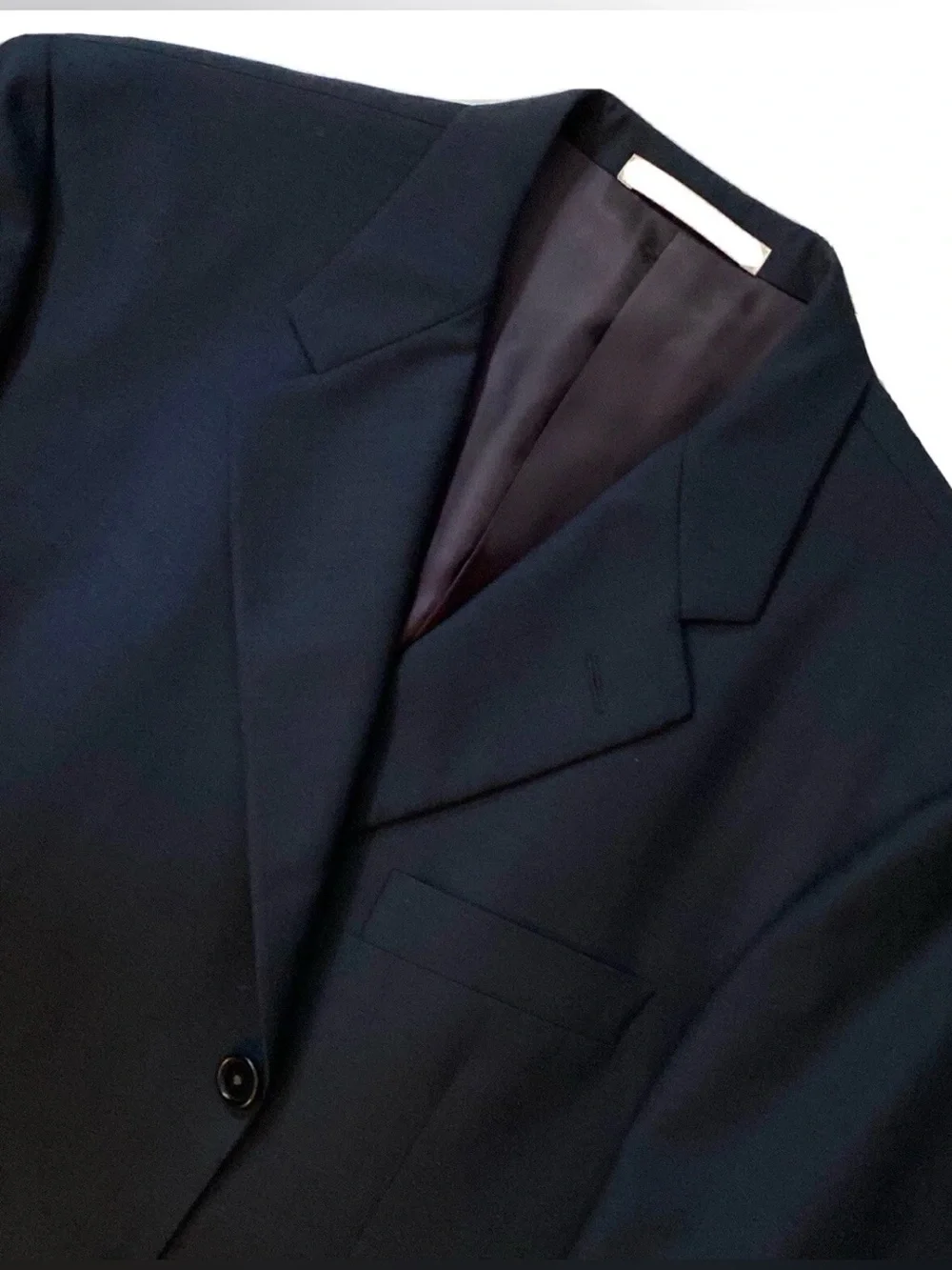 HICKEY FREEMAN JACKET 44 R 44R SB 3 BUTTON DARK NAVY SPORTCOAT MINT